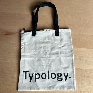 🆕 TYPOLOGY. Tote Bag Zipper Closure